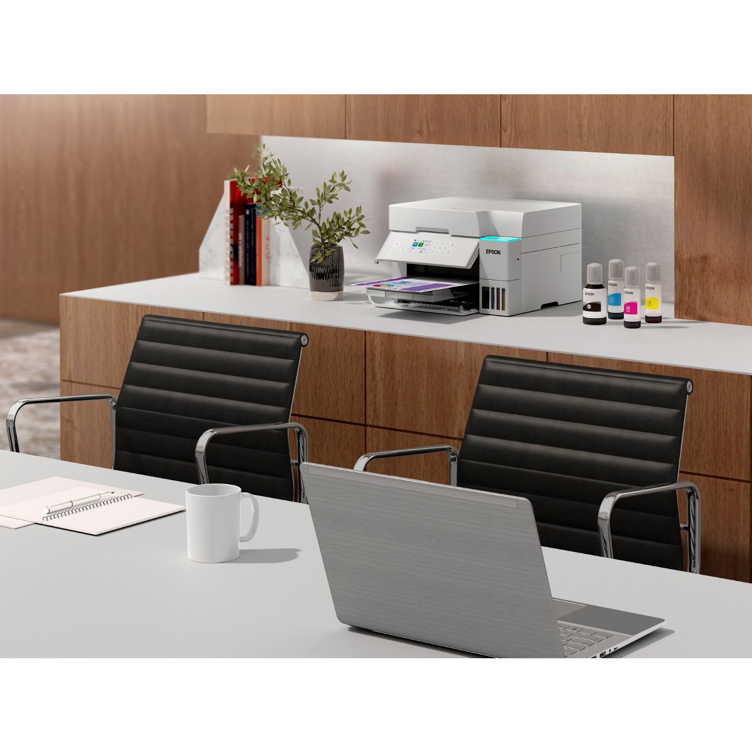 C11CL43411 - Impresora Multifunci�n Epson EcoTank ET-3956 Pantalla LCD 2.4? 4800x1200dpi A4 Color ADF 30 Hojas USB WiFi Ethernet D�plex Blanca (C11CL43411)