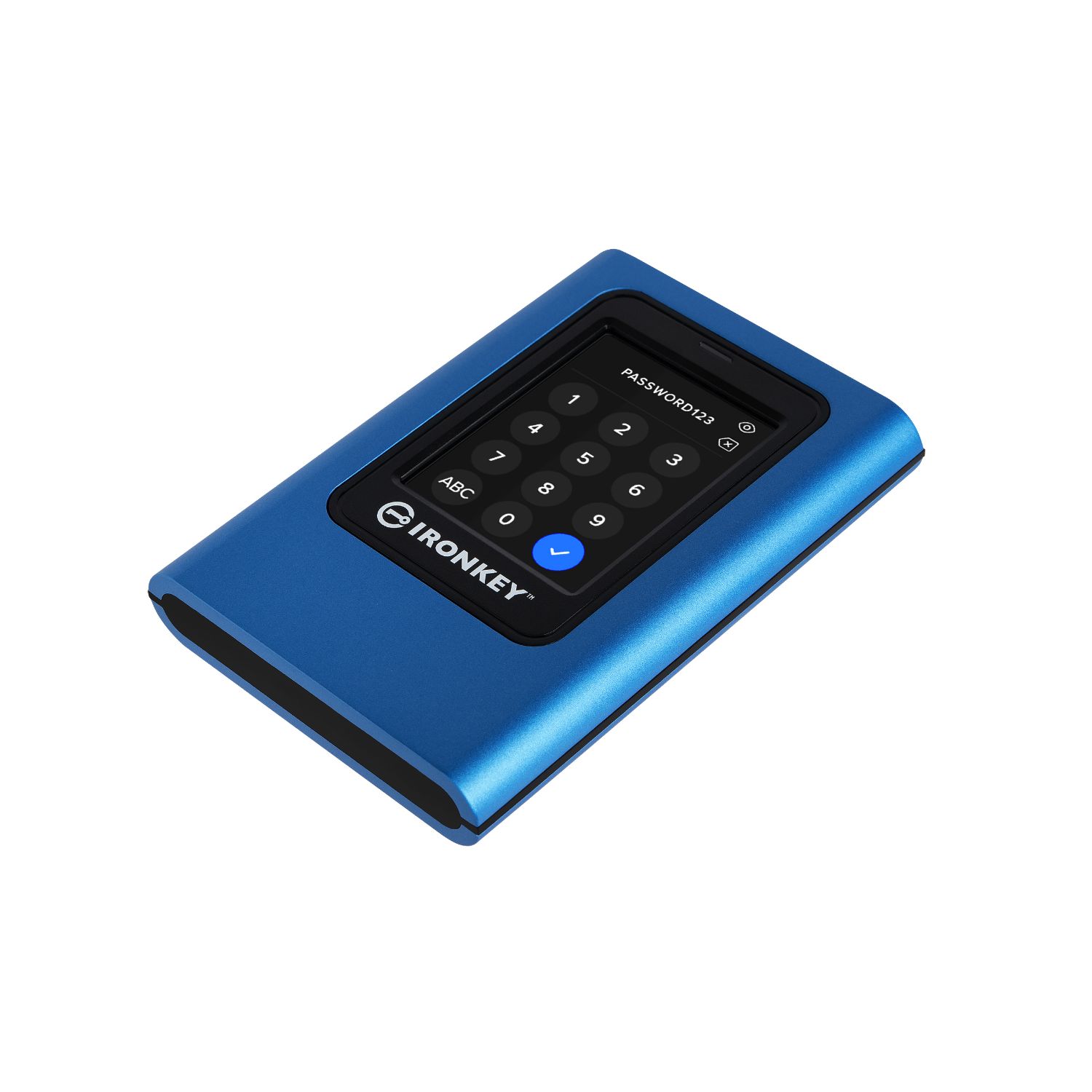 IKVP80ES/960G - Disco SSD Logitech IronKey 960Gb USB-C 3.0 Lectura 250 Mb/s Escritura 250 Mb/s Azul (IKVP80ES/960G)
