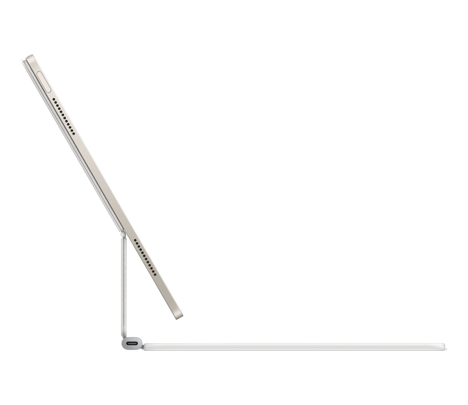 MDFW4Y/A - Teclado Apple Magic Keyboard QWERTY USB-C para iPad Air 13? Blanco (MDFW4Y/A)