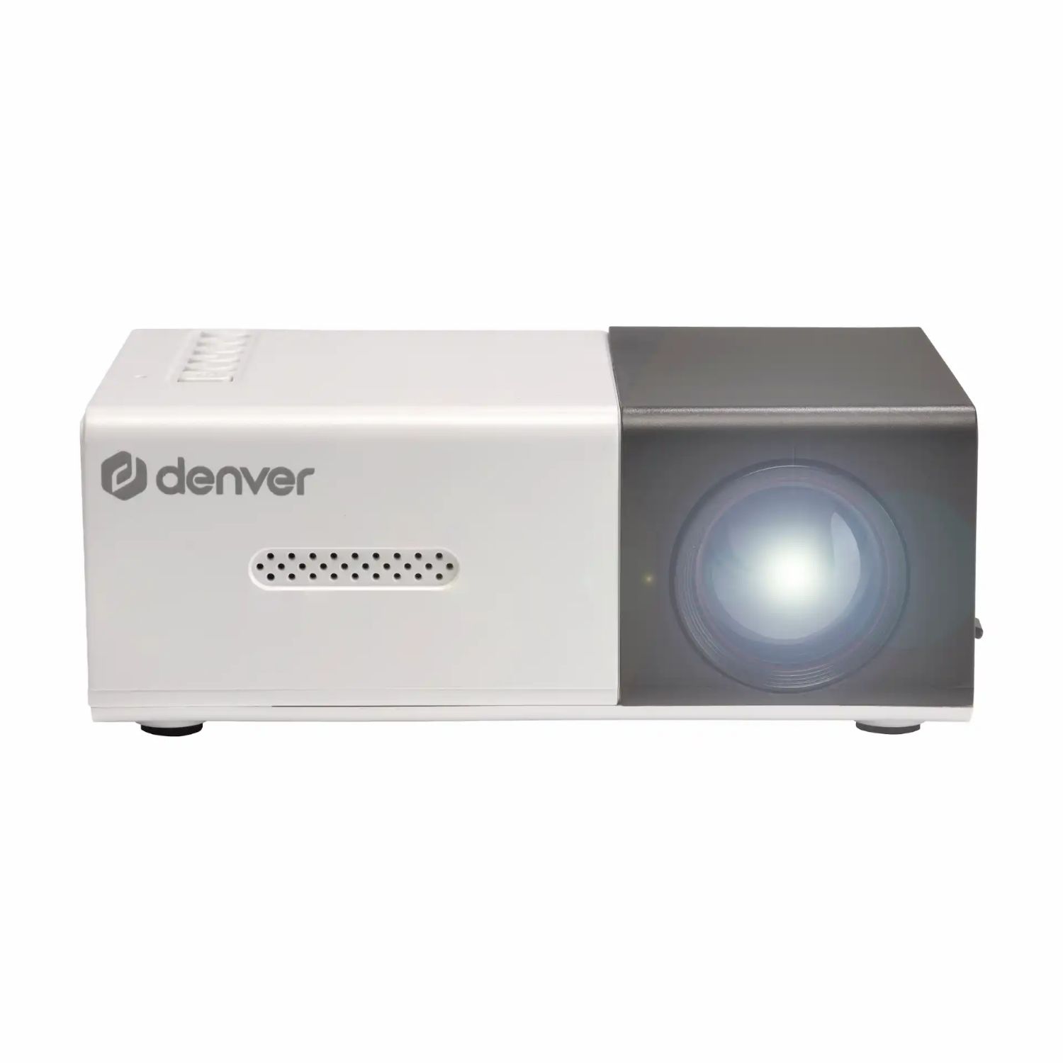 PR-1000 - Miniproyector DENVER 30L FHD Nativo HDMI USB-A/C Blanco/Gris (PR-1000)