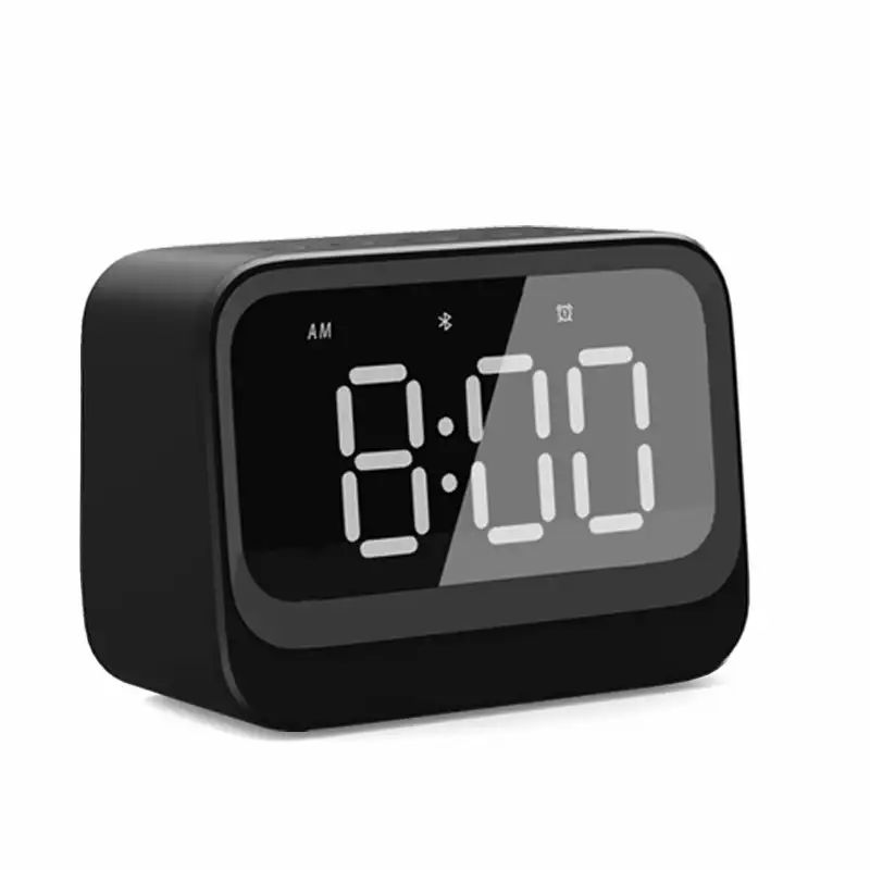 EC-54B BLACK - Reloj El�ctrico de Sobremesa DENVER Altavoz 3W Bluetooth 5.3 Funci�n Alarma Pantalla LCD Negro (EC-54B)