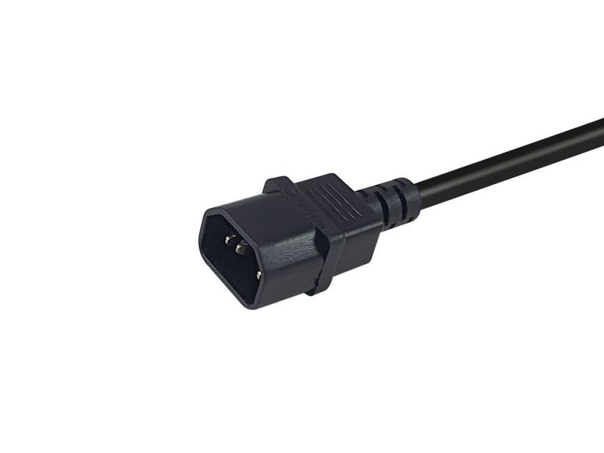 EQ112106 - Cable de Alimentaci�n EQUIP C14/M a Schuko/H 0.25m Negro (EQ112106)