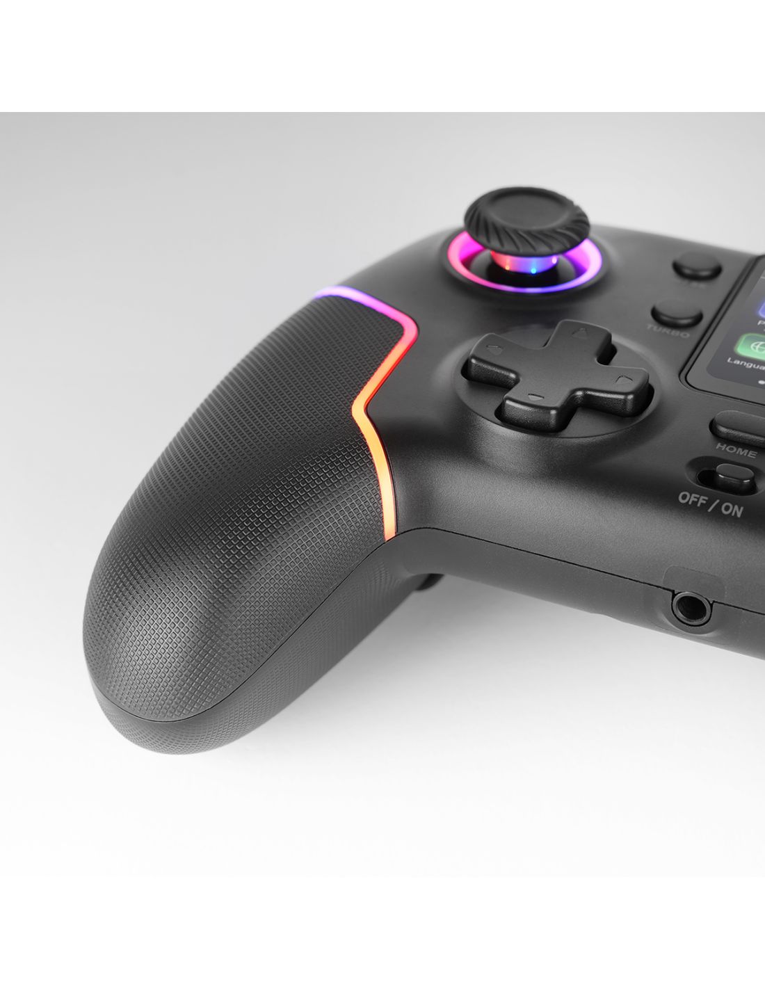 MGPV3 - GamePad Mars Gaming Inal�mbrico Bluetooth ARGB, compatible con Switch/Wwitch 2/PC/Android/iOS 13.0+, Negro. (MGPV3)