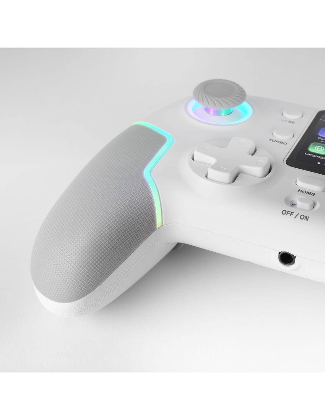 MGPV3W - GamePad Mars Gaming Inal�mbrico Bluetooth ARGB, compatible con Switch/Wwitch 2/PC/Android/iOS 13.0+, Blanco. (MGPV3W)