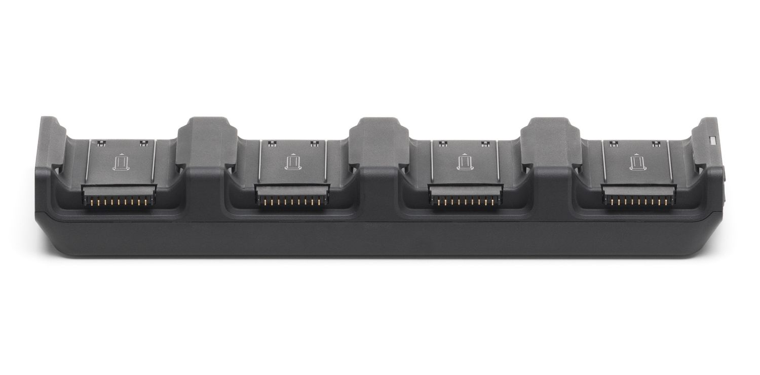 CP.EN.00000555.03 - Cargador DJI hasta 4 baterias secuencialmente, 100w, entrada USB-C, luces indicadoras de estado. (CP.EN.00000555.03)