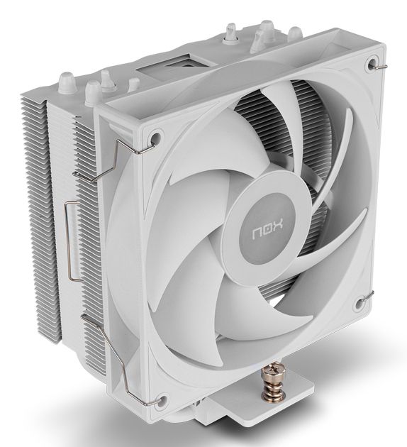NXHUMMERR400WH - Ventilador CPU NOX R-400 con Disipador Multisocket 120mm Blanco (NXHUMMERR400WH)