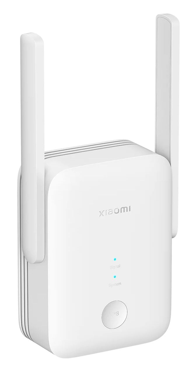 XIA-RE WI RNG EXT AX1500 - Repetidor XIAOMI AX1500 WiFi 6 Dual Band 1xRJ45 Ethernet LAN GbE 2 Antenas Externas Pared Blanco (DVB4514GL)