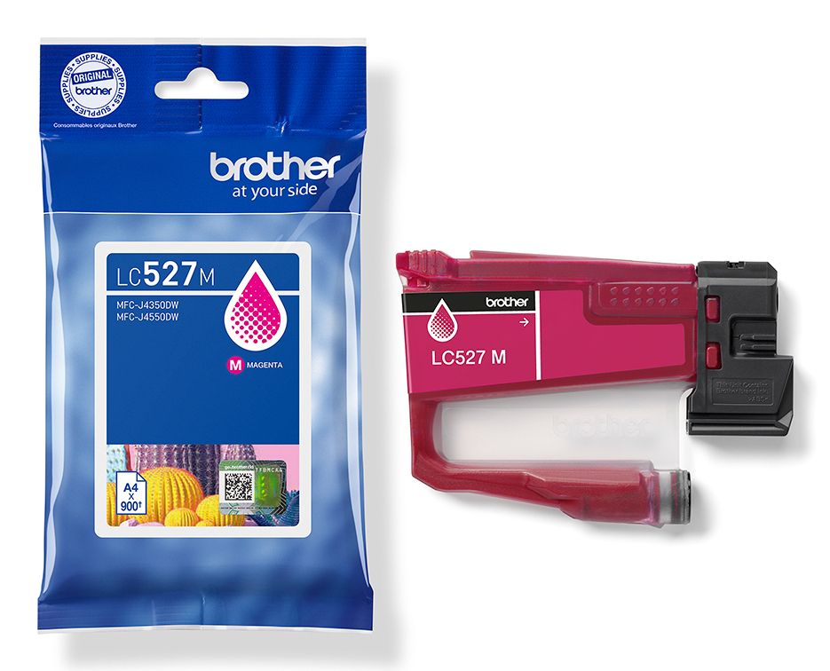 LC527M - Tinta BROTHER Magenta 900 p�ginas (LC527M)