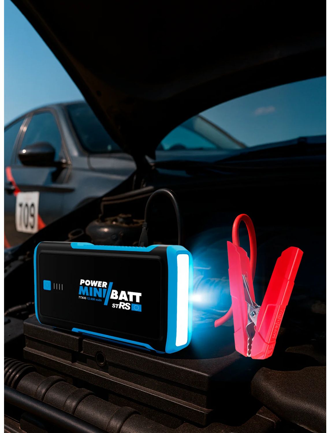 MB-STRS - Arrancador MiniBatt 12000mAh + Pinzas Inteligentes (MB-STRS)