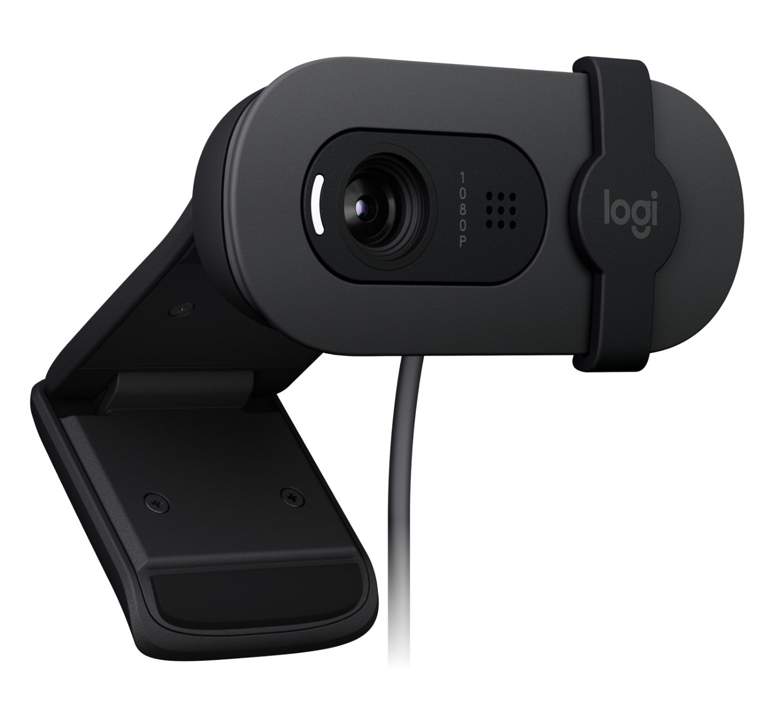 LOG-WEBCAM BRIO 100 BK - WebCam Logitech Brio 100 2mp FHD Micr�fono Integrado USB Clip/Soporte Cable 1.5m Grafito (960-001585)