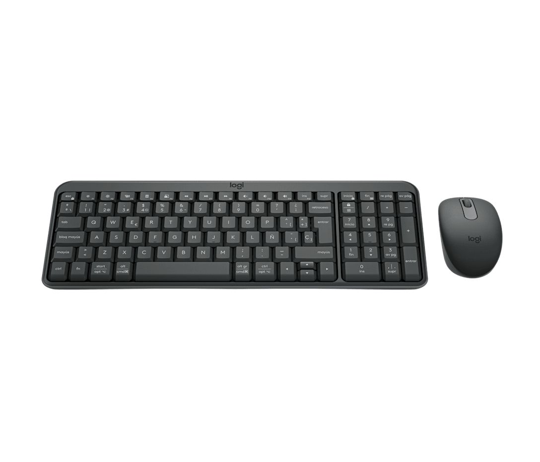 LOG-DESK MK250 INAL COM BK - Kit Teclado + Rat�n Logitech MK250 QWERTY RF Wireless/Bluetooth 1000dpi Grafito (920-013543)