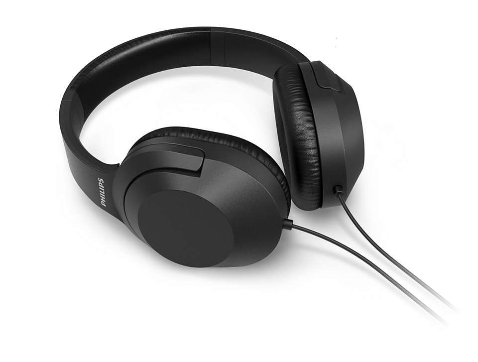 TAH2005BK/00 - Auriculares Philips Supraurales 3.5mm Cable 2m Negros (TAH2005BK/00)