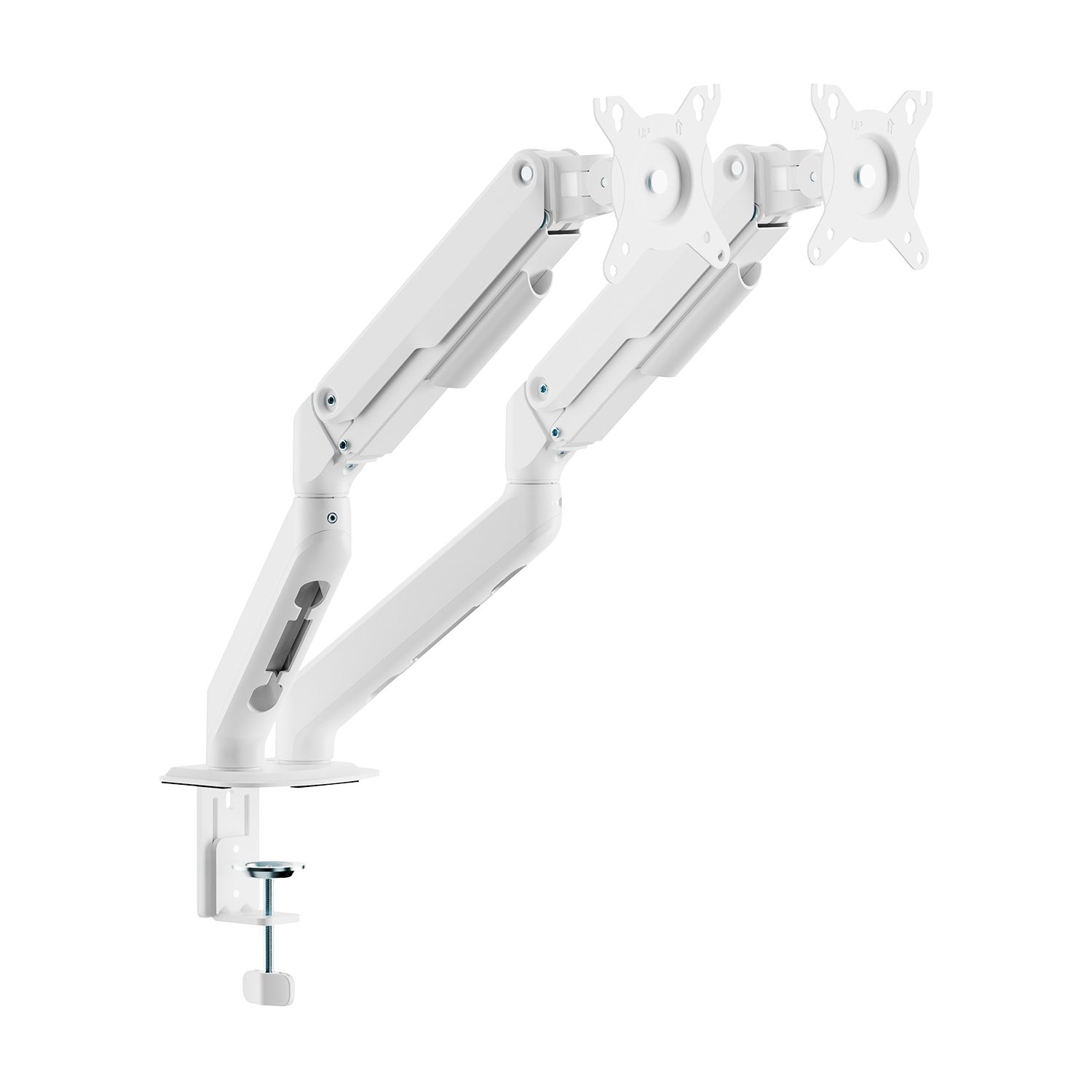DT32TSR-439 - Soporte de Mesa ECO AISENS 17?-32? Giratorio/Inclinable para Monitor/TV 3 Pivotes 2 Brazos M�x. 18Kg Blanco (DT32TSR-439)