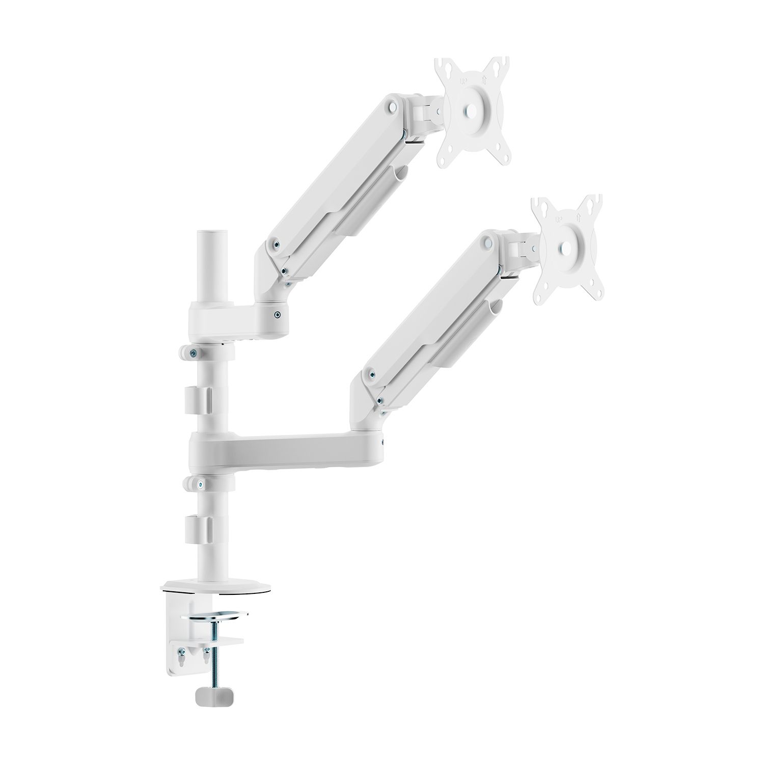 DT32TSR-441 - Soporte de Mesa ECO AISENS 17?-32? Giratorio/Inclinable para Monitor/TV 3 Pivotes 2 Brazos M�x. 18Kg Blanco (DT32TSR-441)