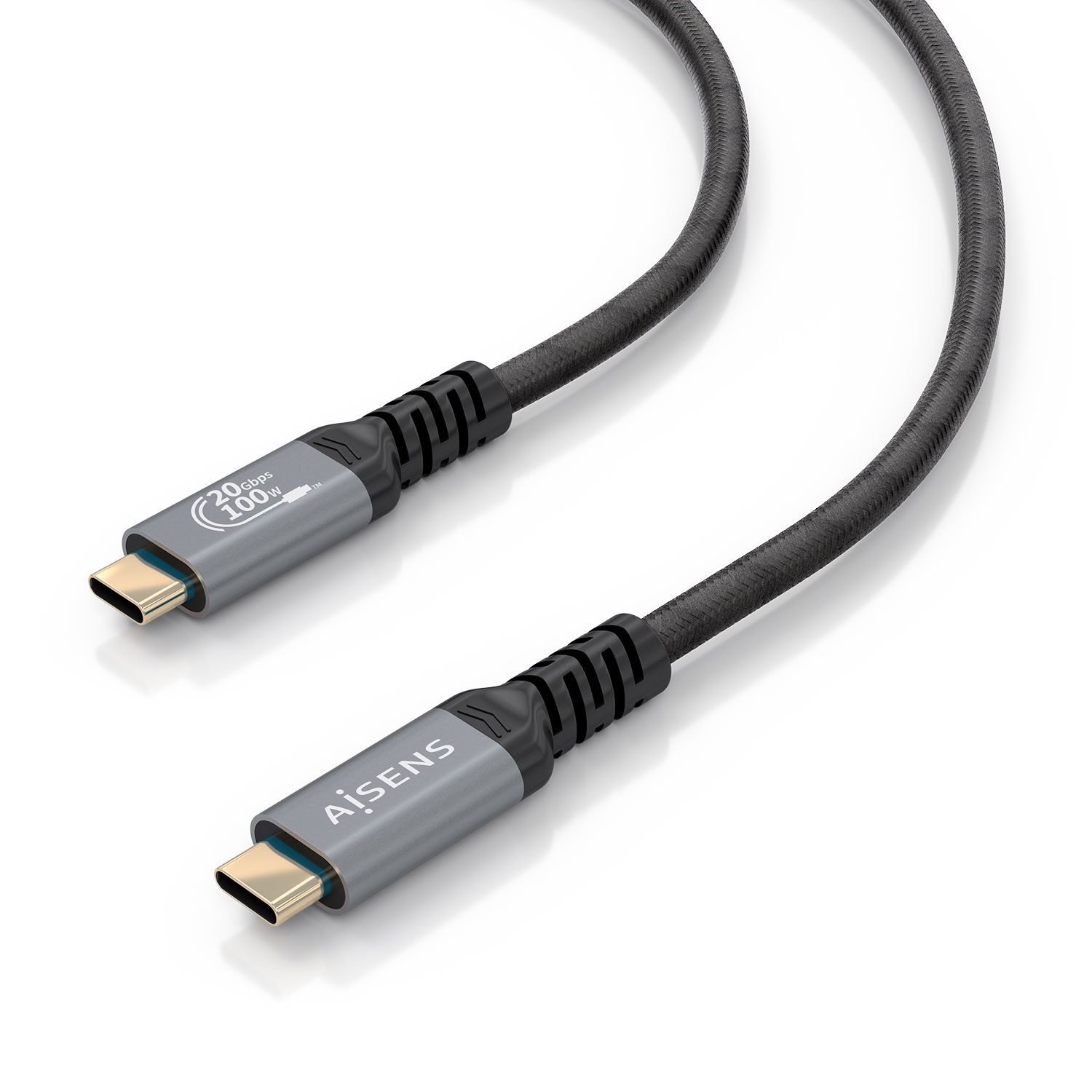 A107-0988 - Cable AISENS USB-C/M a USB-C/M PD 3.0 100W 3m Negro (A107-0988)