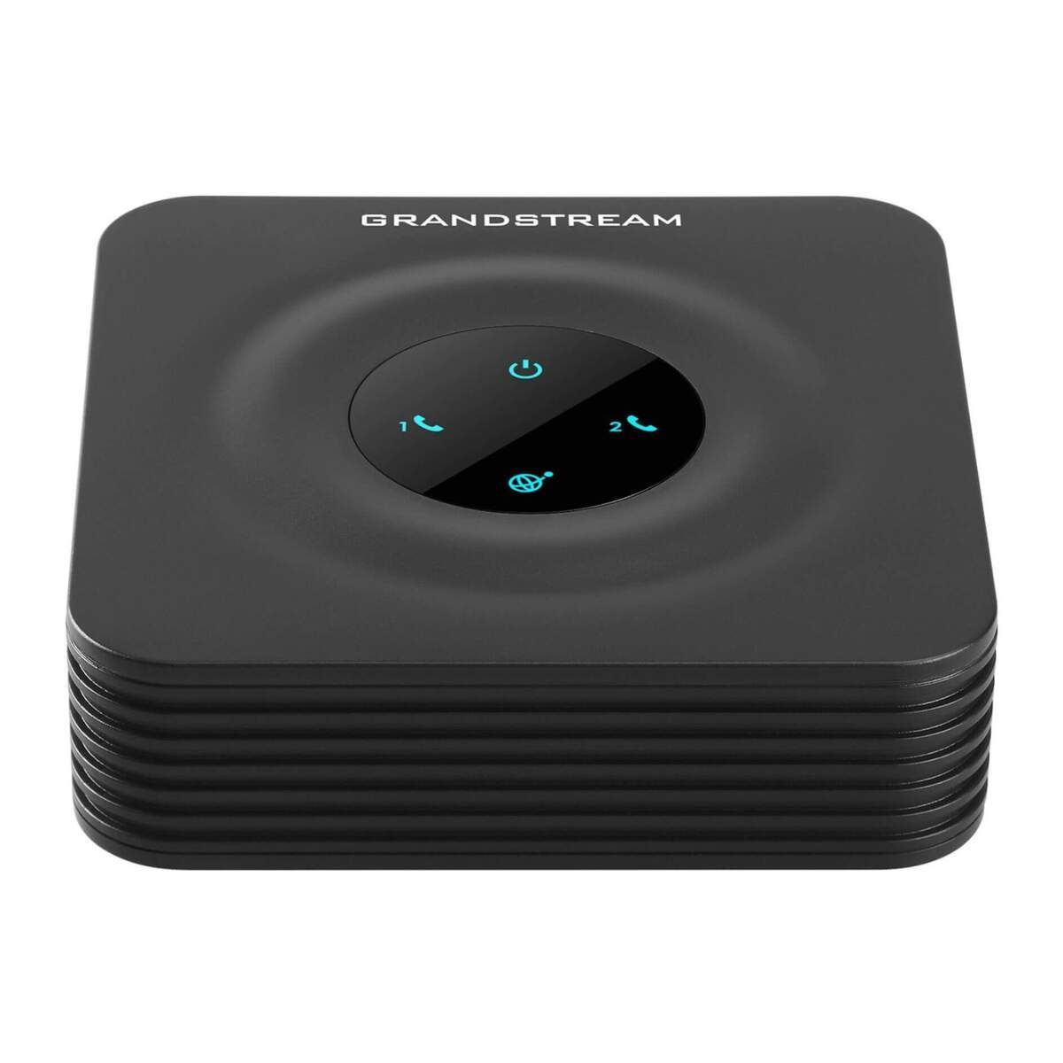 HT802 v2 - Adaptador de Tel�fono Anal�gico Grandstream 1 Perfil SIP 1xRJ45 2xFSX Ethernet 10/100 Negro (HT802 v2)