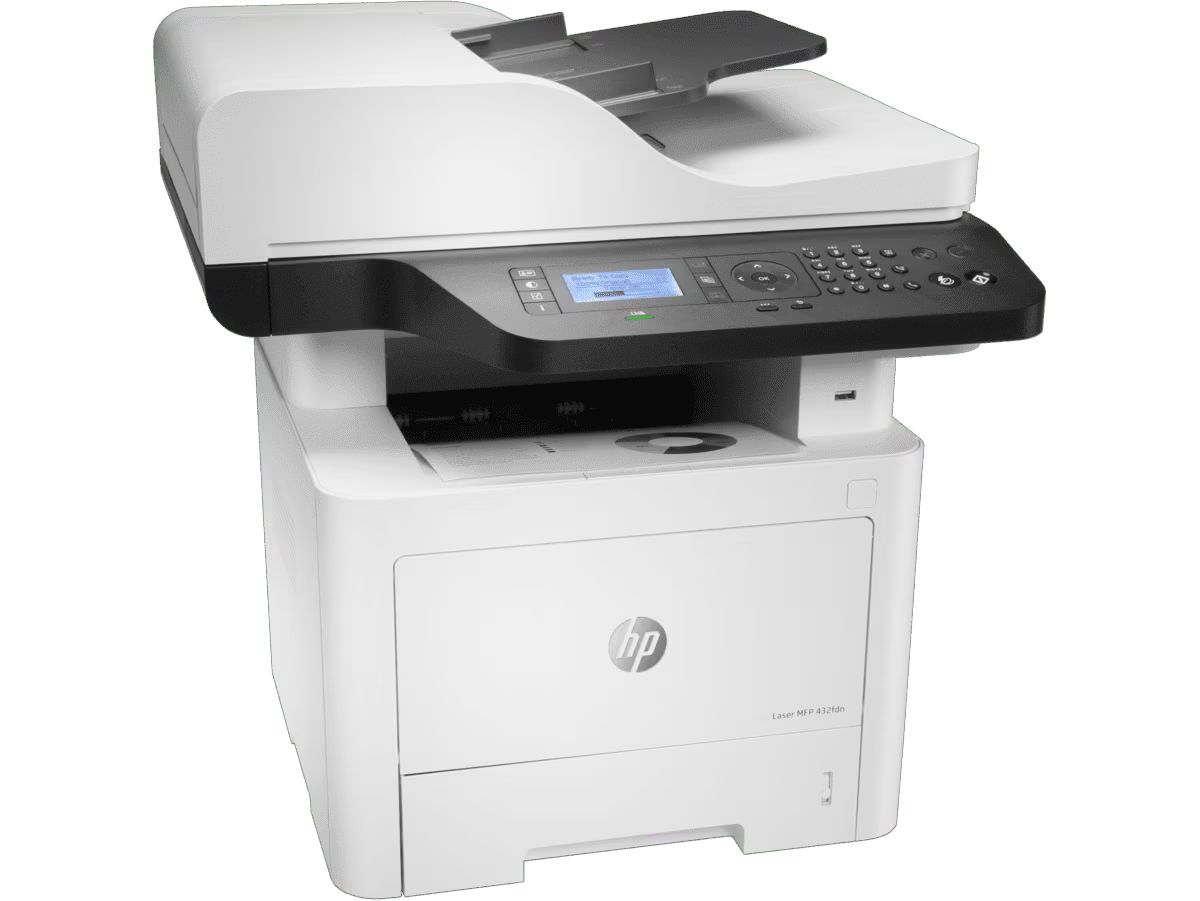 7UQ76A#B19 - Impresora Multifunci�n HP Laser 432fdn A4 B/N USB 2.0 Fax Blanca/Negra (7UQ76A)