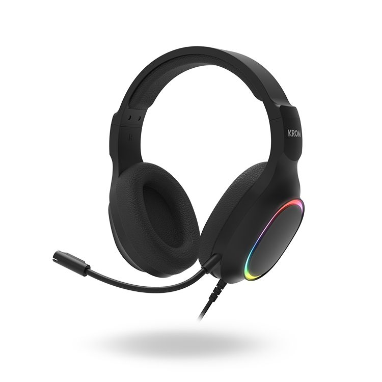NXKROMKENTASP - Kit Gaming KROM RGB Teclado + Rat�n + Alfombrilla + Auricular Negro (NXKROMKENTASP)