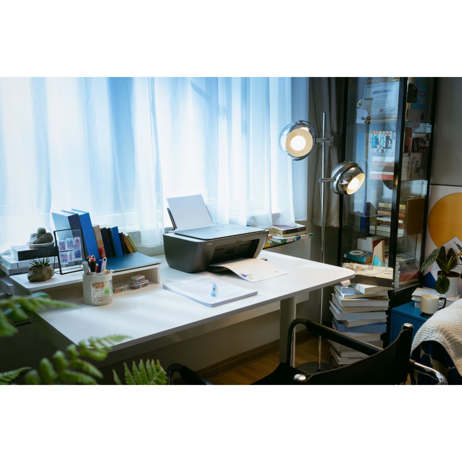 89F97B - Impresora Multifunci�n HP Deskjet 2920 Pantalla LCD 4800x1200dpi A4 Color 1xUSB 2.0 WiFi 4 D�plex Gris (89F97B)