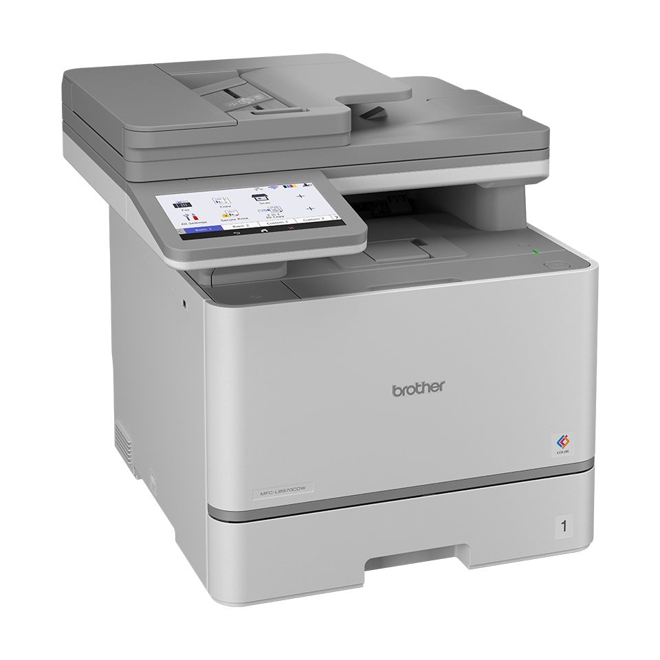 MFCL8970CDWRE1 - Impresora Multifunci�n Brother L�ser Pantalla Color T�ctil A4 Color ADF 80 Hojas NFC USB 2.0 WiFi Fax D�plex Gris (MFCL8970CDW)