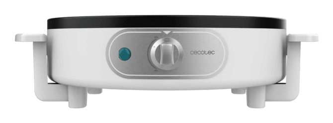 08034 - Crepera El�ctrica CECOTEC Fun Creepy 1200W Potencia Regulable Revestimiento Antiadherente Placa 30.5cm Rodillo Esparcidor de Masa/Esp�tula (08034)