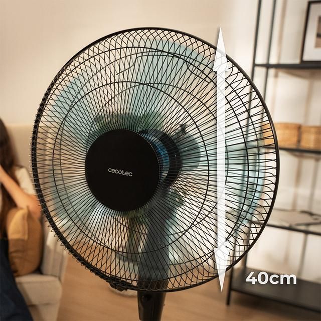 A90_EU01_123562 - Ventilador de Pie CECOTEC EnergySilence 515 WindLite Pro Black Cool 16