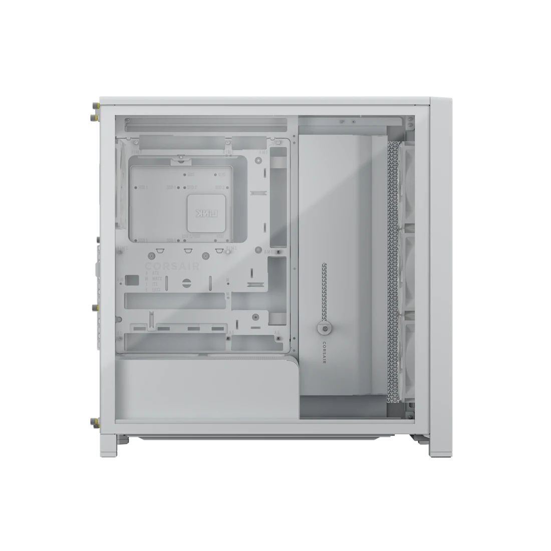 CC-9011341-WW - Caja Gaming Corsair FRAME 4000D RS Panel Lateral de Cristal Templado 2xUSB-A 3.0 1xUSB-C 3.2 ATX EATX Mini-ITX mATX Blanca (CC-9011341-WW)