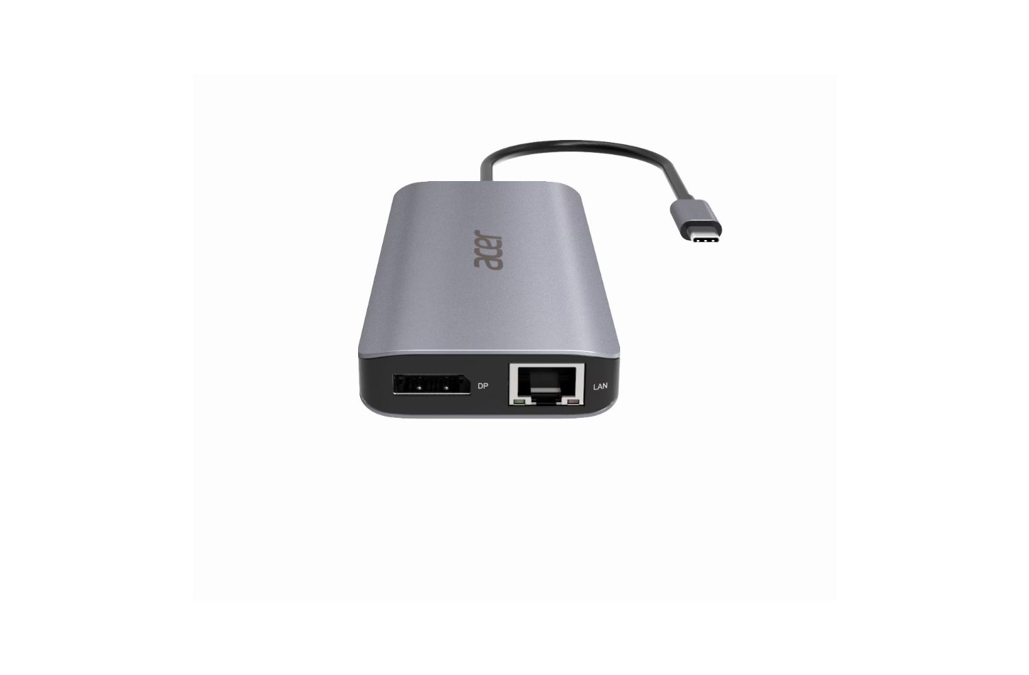 HP.DSCAB.009 - Docking Station Acer USB-C 3.0 12 en 1 2xUSB 2.0 2xUSB-A 3.0 1xSD/mSD 2xHDMI 1xDP 1xRJ45 1x3.5mm Ethernet GbE Plata (HP.DSCAB.009)