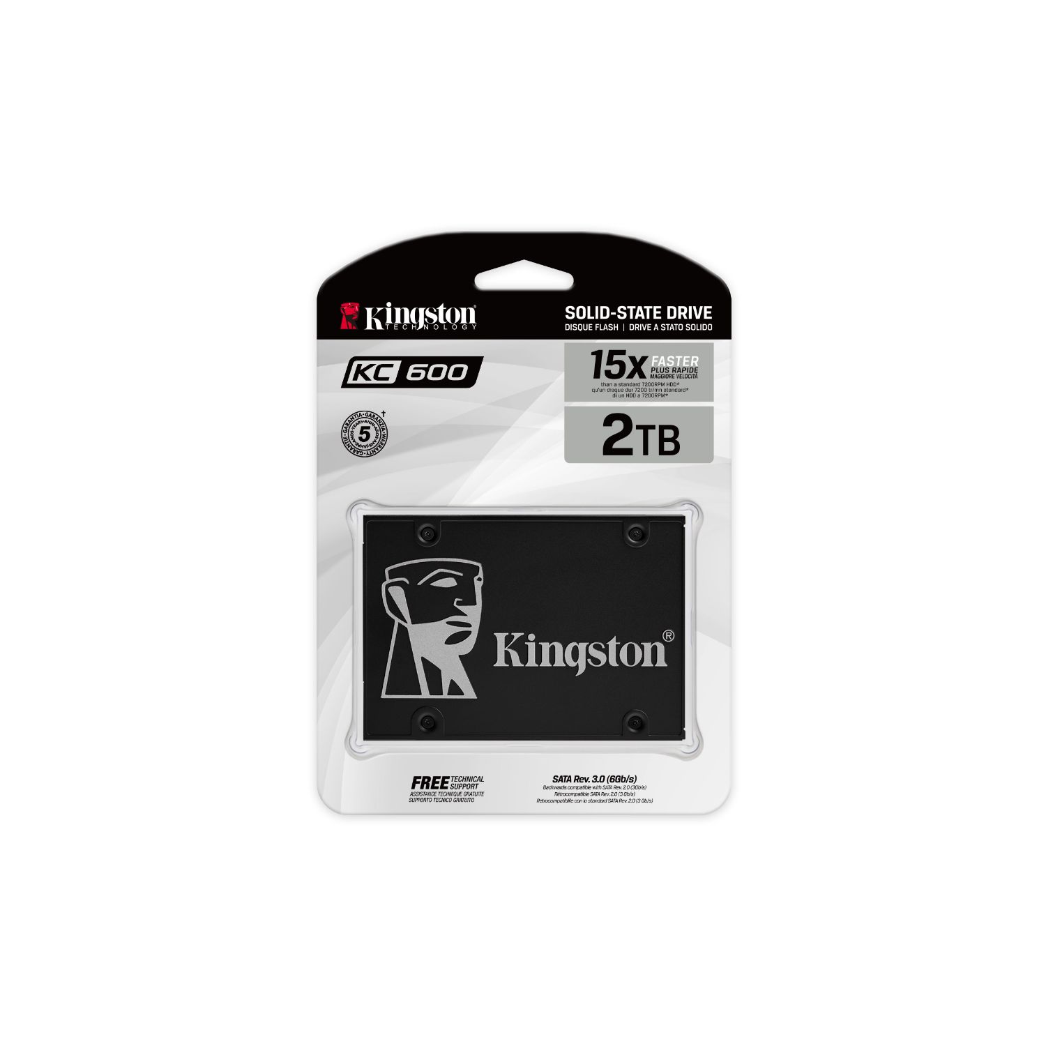 SKC600/2048G - Disco SSD Kingston K600 2.5