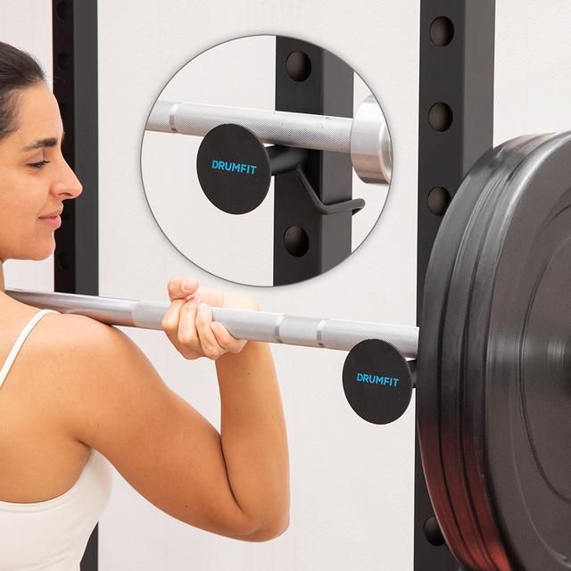 07190 - Jaula de musculacin CECOTEC Drumfit PowerRack 1000 Power Rack. ara realizar entrenamientos con cargas altas de forma segura y ejercicios de dominadas. (07190)