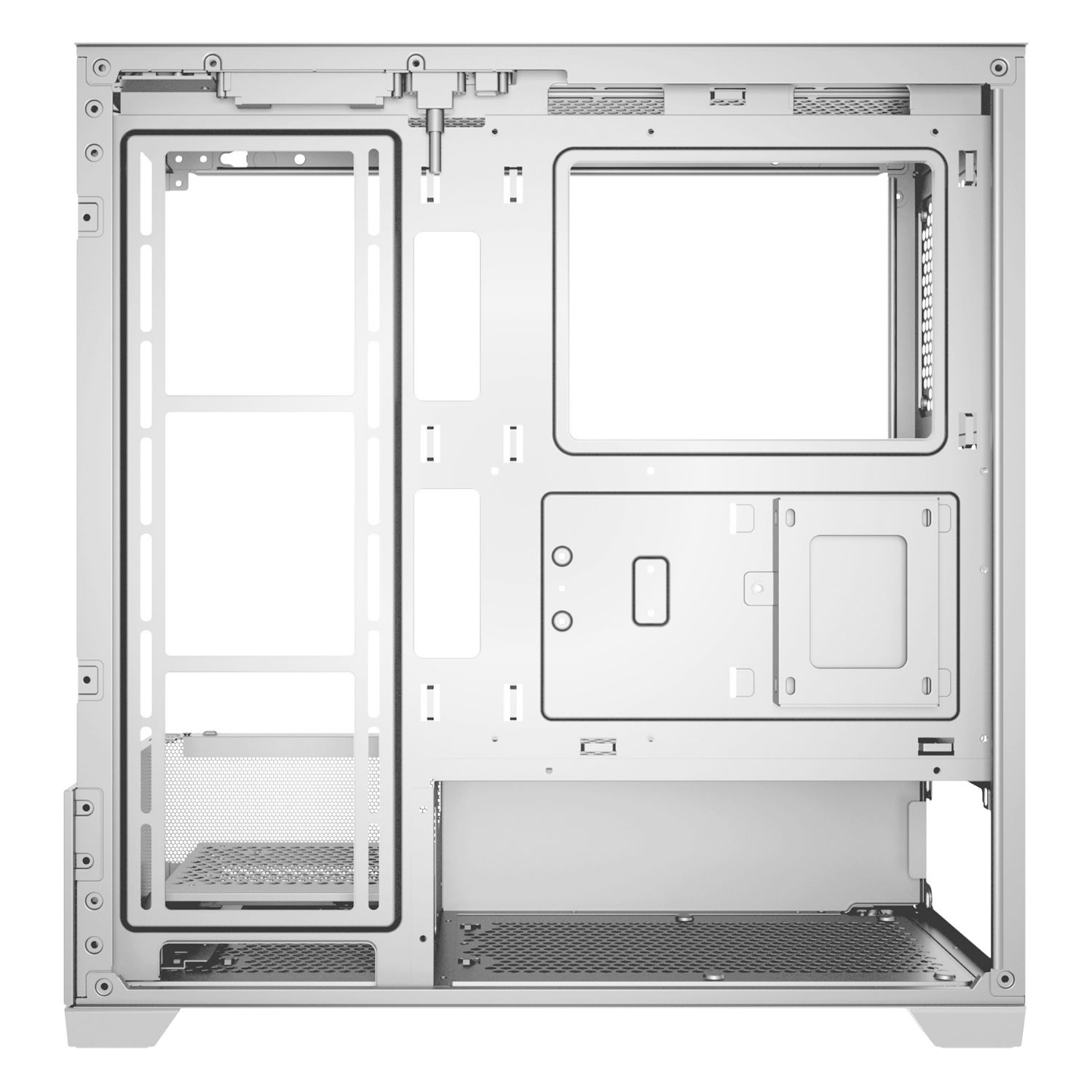 UK121802 - Caja Gaming UNYKA Revelat Ventana Lateral de Cristal Templado 2xUSB-A 3.0 1xUSB-C 3.1 ATX ITX mATX Blanca (UK121802)