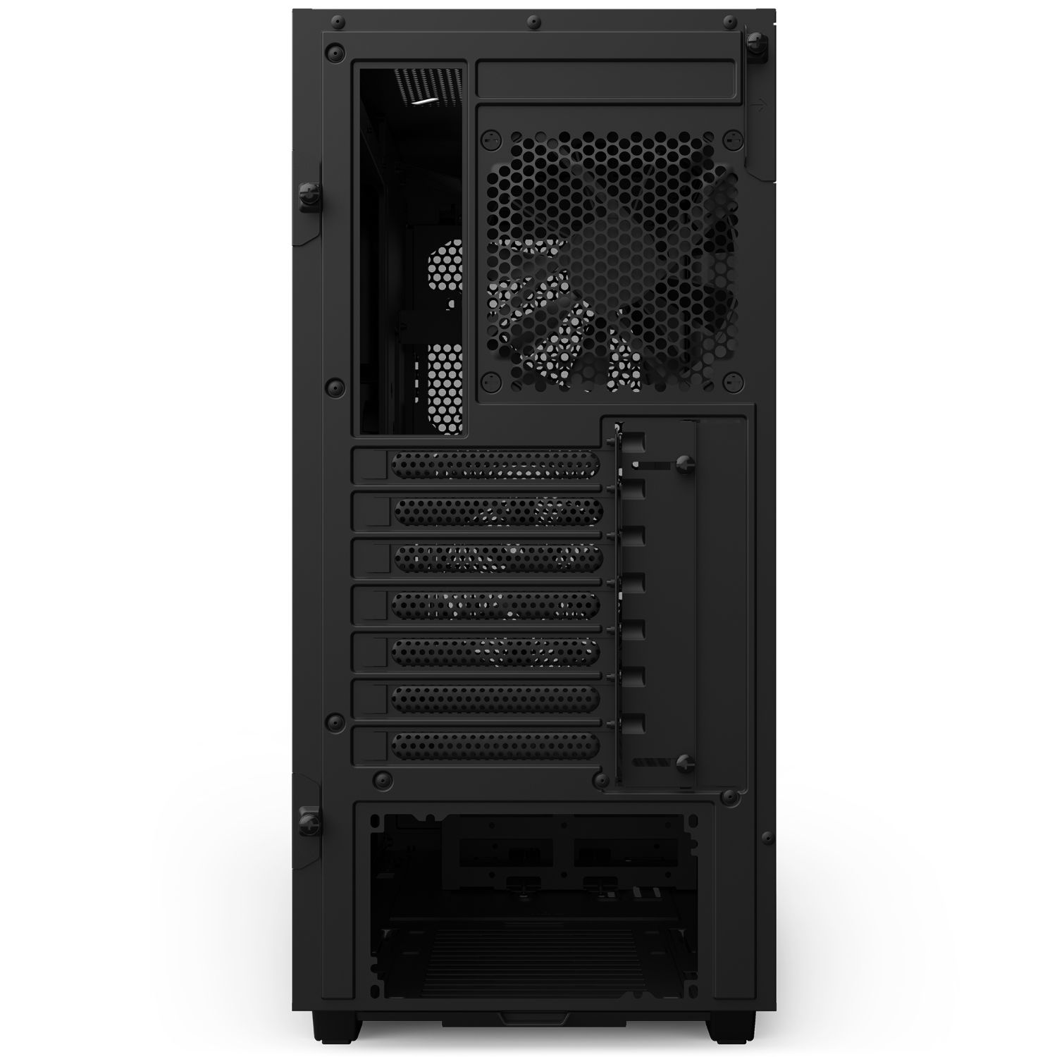 CC-H52FB-01 - Caja PC NZXT H510 Flow Ventana Lateral de Cristal Templado 120mm 1xUSB-A 1xUSB-C ATX mATX Mini-ITX Negra (CC-H52FB-01)