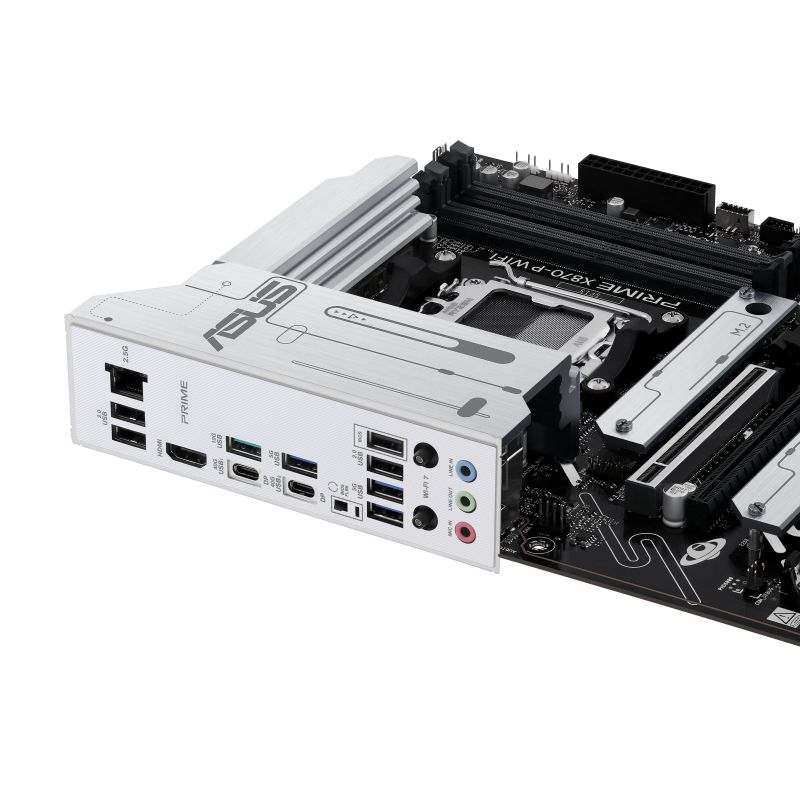 90MB1IS0-M0EAY0 - Placa base ASUS PRIME X870-P WIFI: (AM5) 4xDDR5 M.2 SATA3 PCIe USB 2.0 USB-A 3.0/3.1 USB-C 4.0 DP 1.4a HDMI 2.1 RJ45 7.1 ATX WiFi 5 Bluetooth 5.4 2.5 Gigabit Ethernet