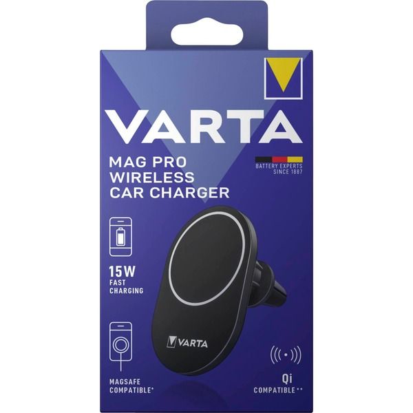 57902101111 - Cargador Varta Mag Pro Wireless Car Charger Box (57902101111)