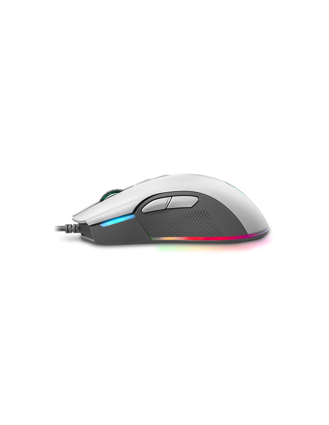NS-MS-EOS-IVORY - Ratn Gaming Profesional Newskill EOS USB-A Cable 1.8m RGB 16000dpi 7 Botones Ivory (NS-MS-EOS-IVORY)