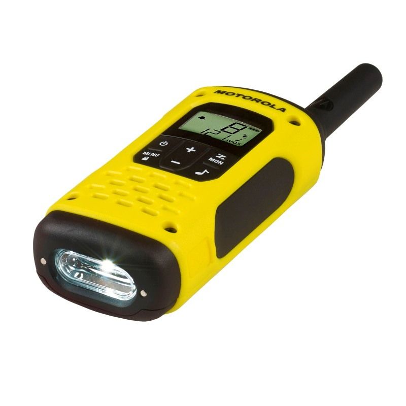 A9P00811YWCMAG - Walkie Talkie Motorola T92 LCD 16 Canales mUSB 10000m Negro/Amarillo (59T92H2OPACK)