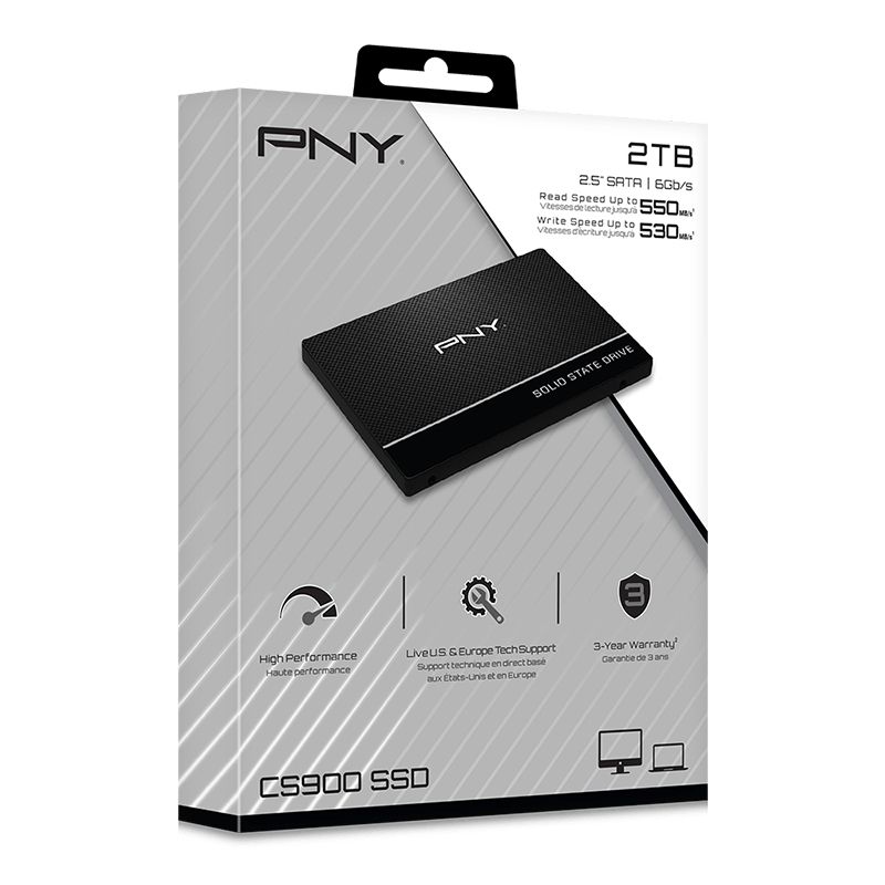 SSD7CS900-2TB-RB - Disco SSD PNY CS900 2.5