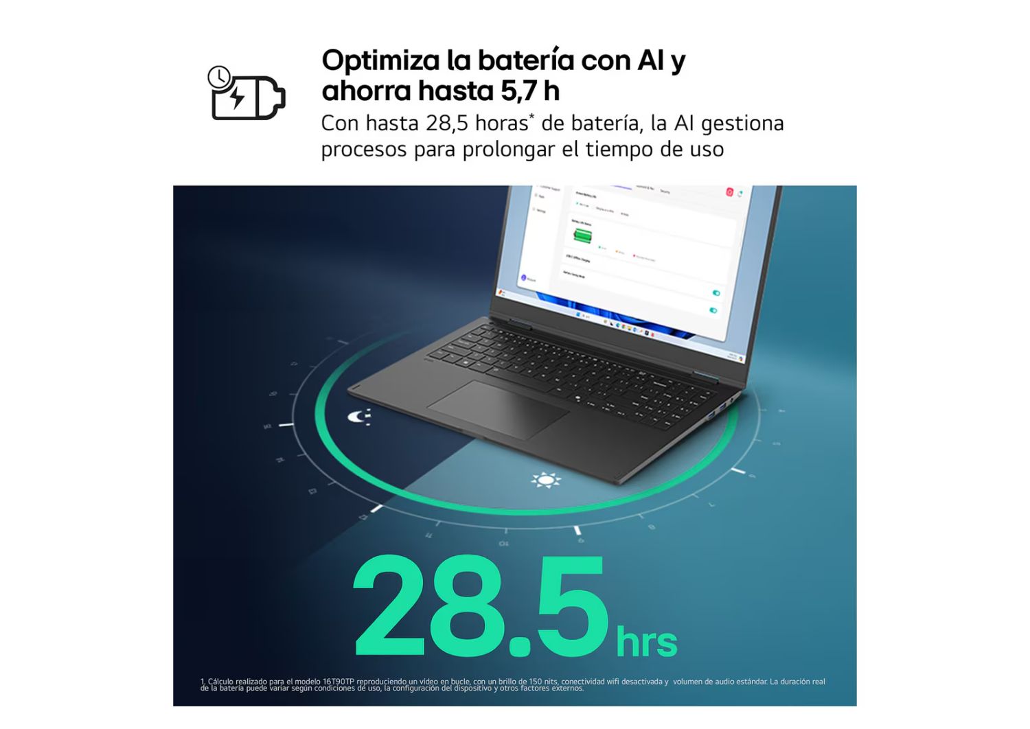 16Z90TL-G.AU88B - Porttil LG Gram Ultra 7-258V 32Gb 1Tb SSD Cmara FHD 16