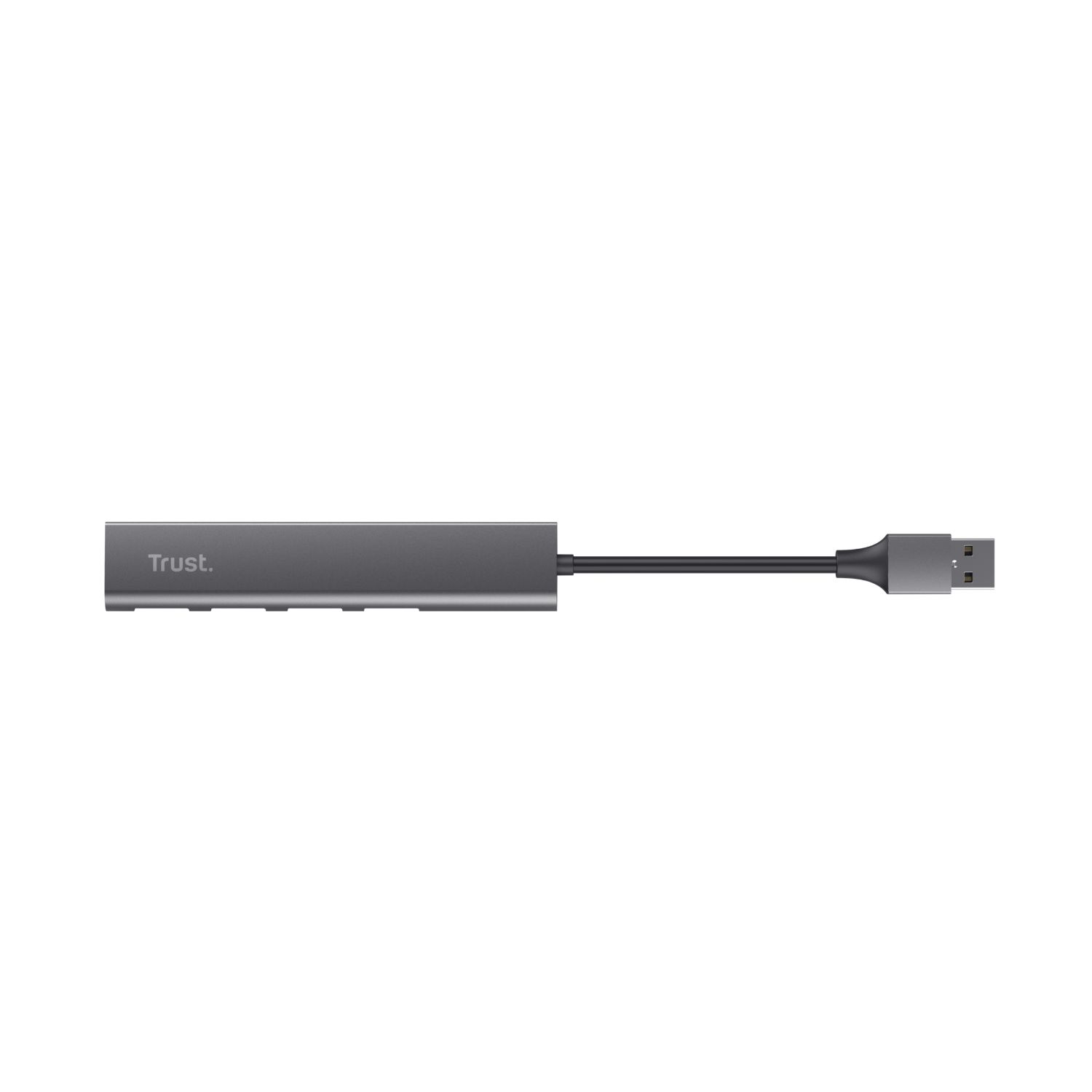 24947 - Hub Trust Halyx USB-A a 4xUSB-A 3.0 Gris/Negro (24947)