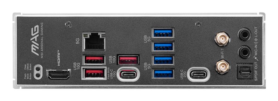 911-7E61-001 - Placa base MSI MAG MORTAR B850M WIFI: (AM5) 4DDR5 M.2 SATA3 PCIe USB-A 3.0/3.1 USB-C 3.1 HDMI RJ45 7.1 mATX WiFi 7 Bluetooth 5.4 Ethernet 5GbE