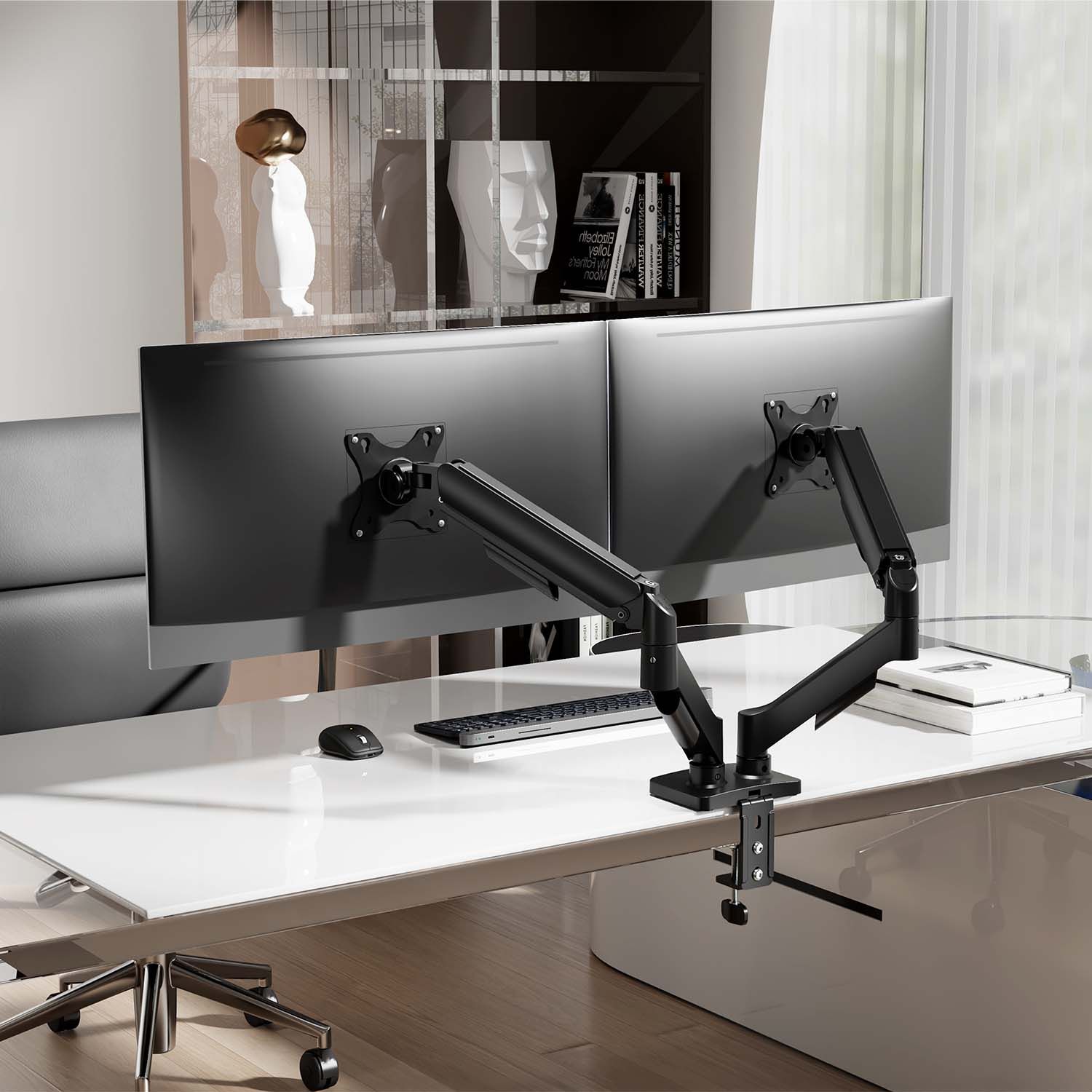 DT32TSR-357 - Soporte de Mesa AISENS 2Brazos 17