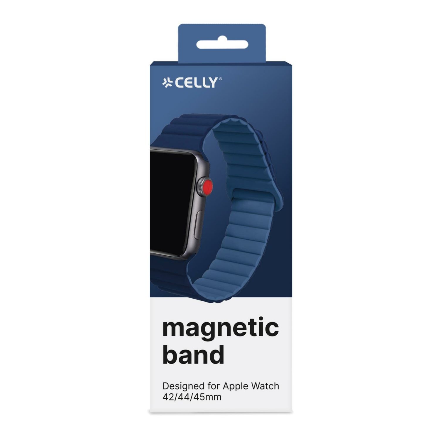 WBANDMAGBLLB - Correa Apple Watch 42/44/45mm Silicona Azul (WBANDMAGBLLB)
