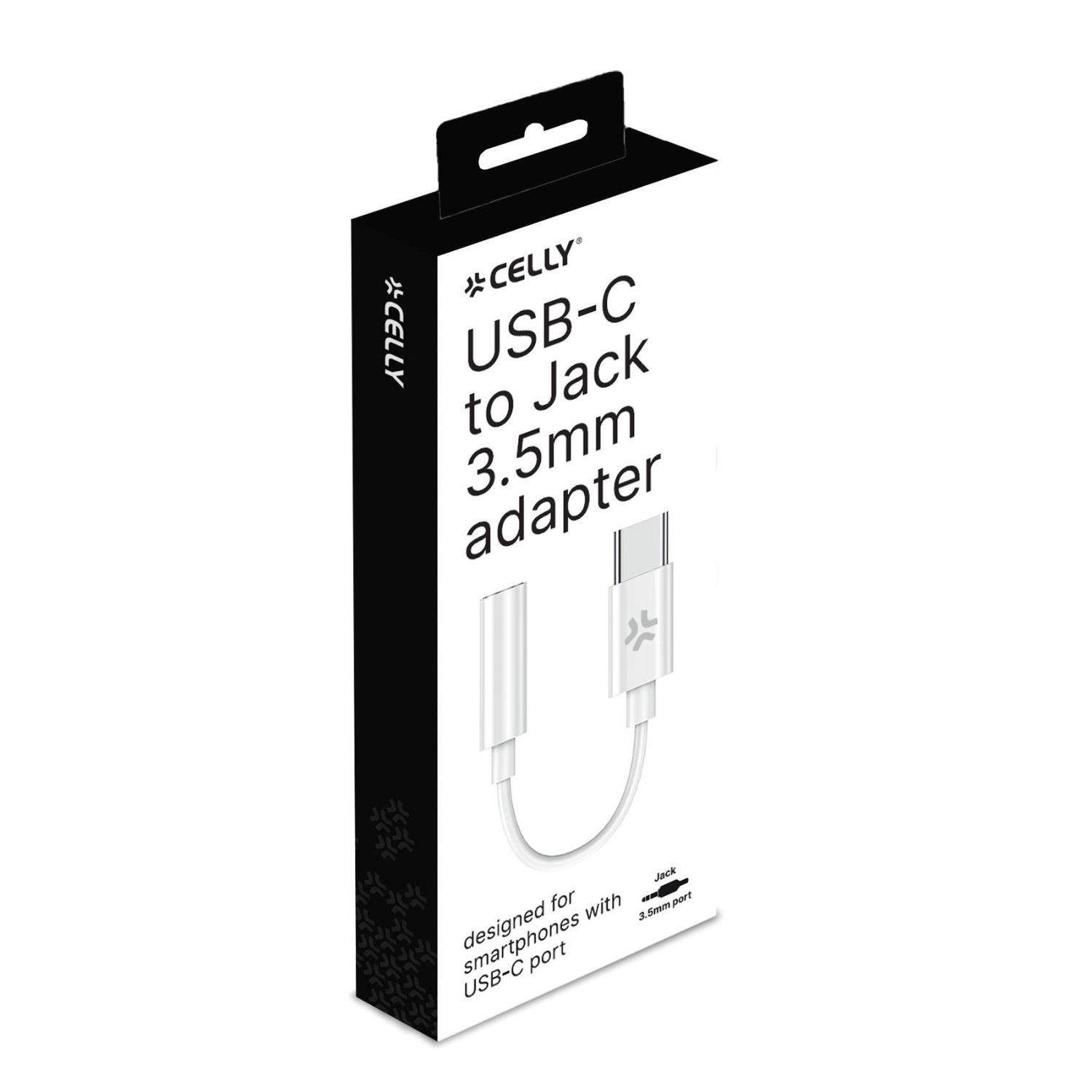 USBCJACKADAPT - Adaptador CELLY USB-C a 3.5mm Blanco (USBCJACKADAPT)