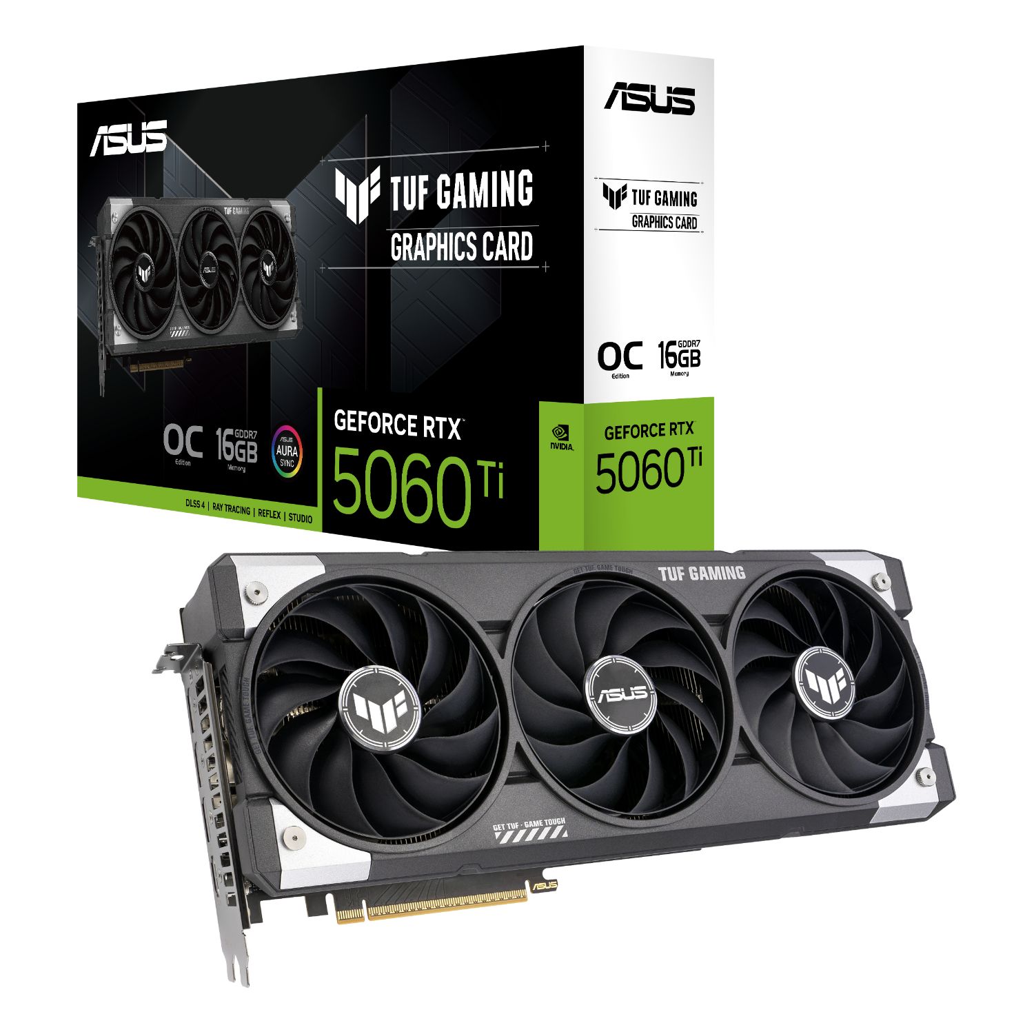 90YV0MG0-M0NA00 - ASUS TUF GAMING GeForce RTX5060Ti OC Edition 16Gb DDR7 1HDMI 3DP (90YV0MG0-M0NA00)