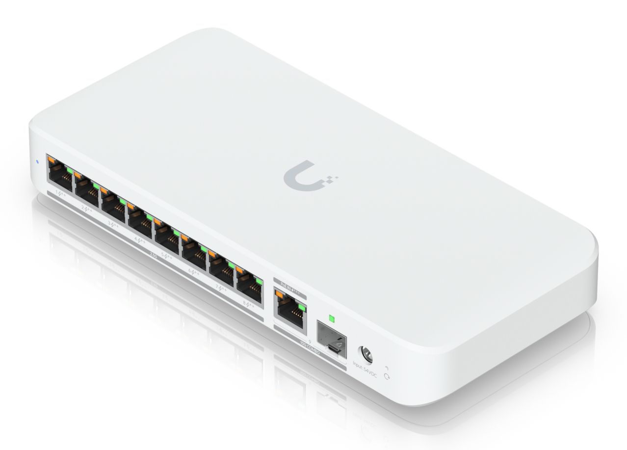 USW-FLEX-2.5G-8-POE - Switch UBIQUITI 8p 2.5GbE Poe++, RJ45/SFP+ 10GbE (USW-FLEX-2.5G-8-POE)