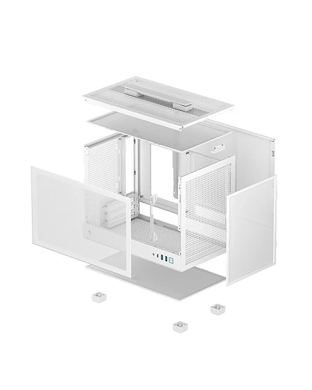 R-CH160-WHNGI0-G-1 - Semitorre DEEPCOOL CH160 mini-ITX 120mm Blanca (R-CH160-WHNGI0-G-1)