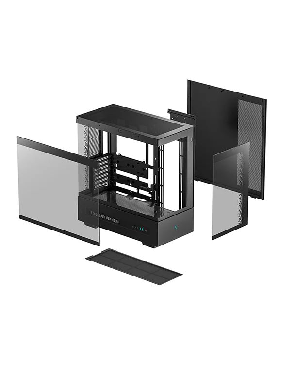R-CH690-BKNNA0D-G-1 - Semitorre DEEPCOOL CH690 ATX 120mm LCD Negra (R-CH690-BKNNA0D-G-1)