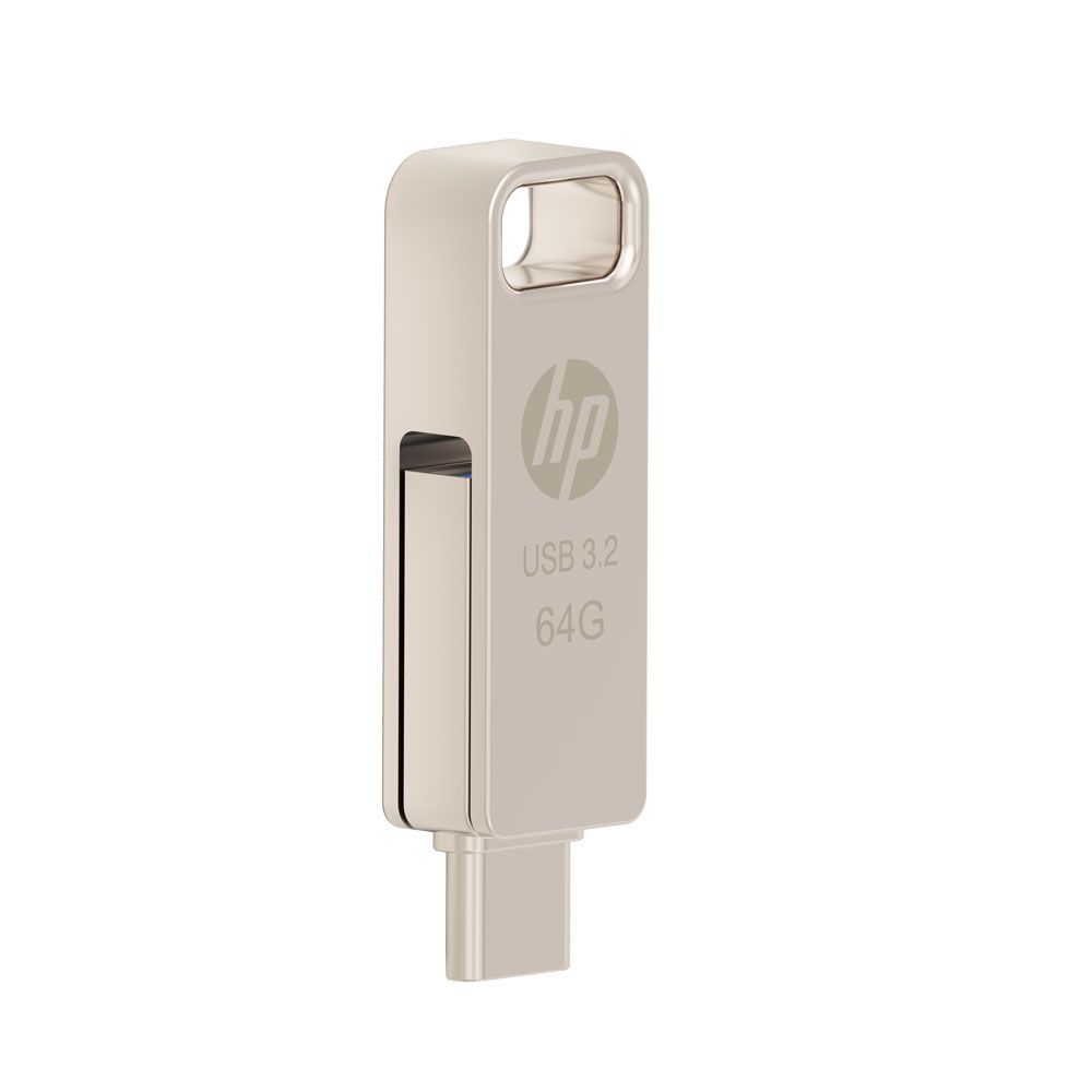 HPFD206C-64 - Pendrive HP X206C 64Gb Usb-A/Usb-C 3.2 Gen2 Metal (HPFD206C-64)