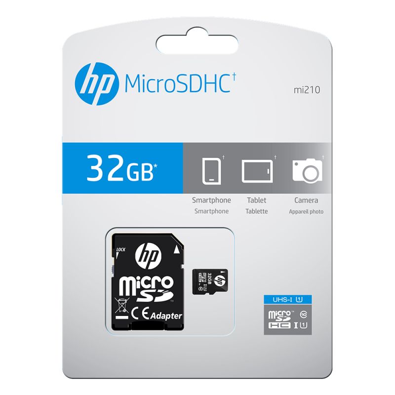 SDU32GBHC10HP-EF - HP MicroSDHC 32Gb UHS-I U1 Clase10 +Adaptador (SDU32GBHC10HP-EF)
