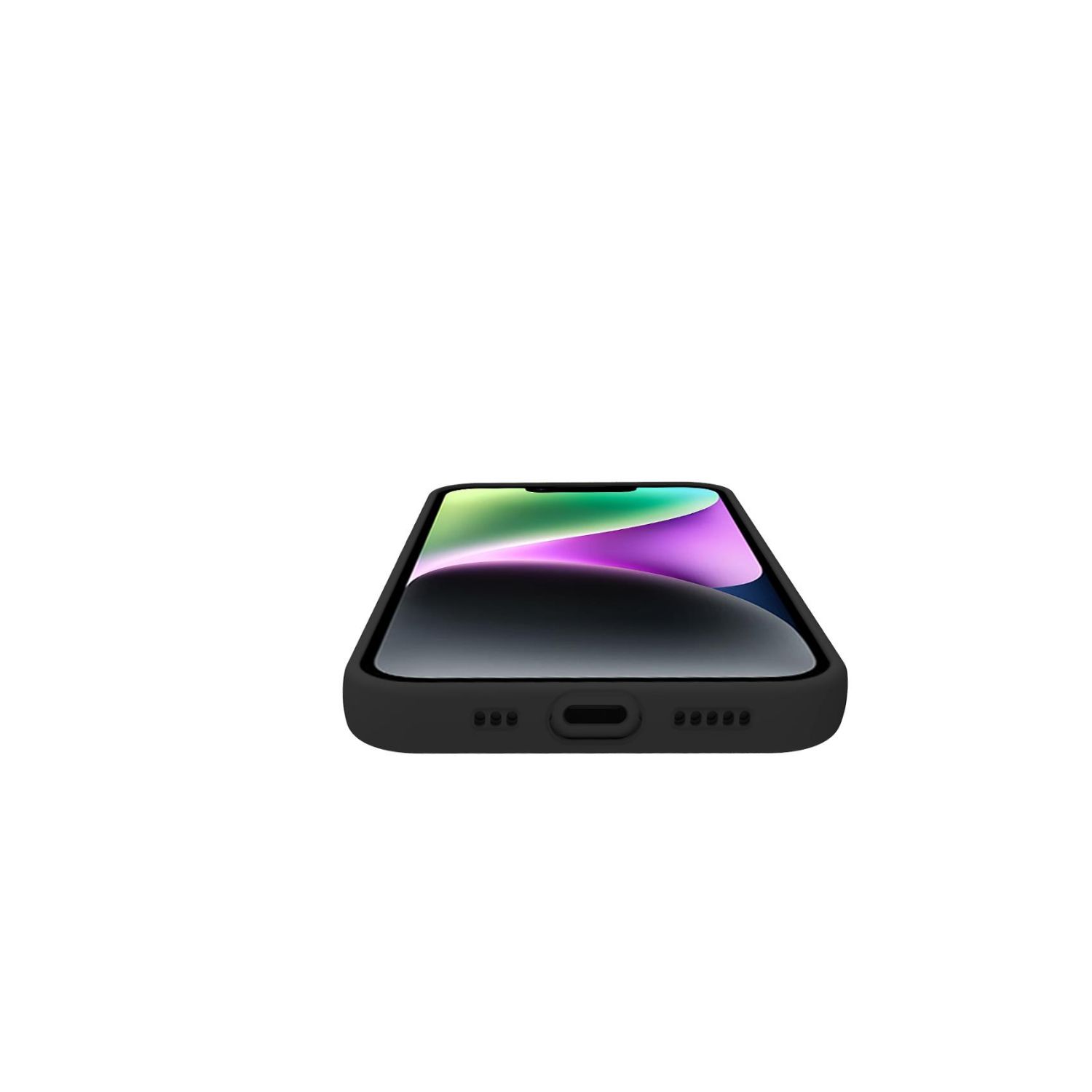 CROMO1123BK - Funda Celly Cromo para iPhone 16E con revestimiento de silicona, Negro (CROMO1123BK)